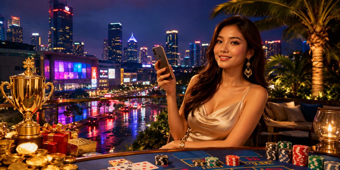 Pengguna di Petaling Jaya bermain baccarat dalam talian sambil menyemak tip pertaruhan axas888
